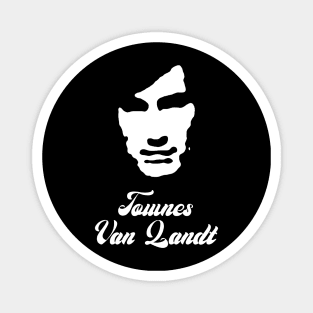 Townes Van Zandt pop art portrait Magnet